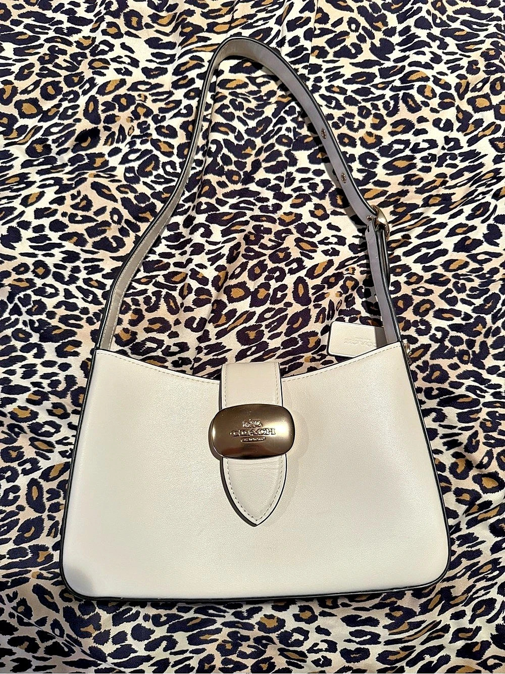Coach White Shoulder Bag